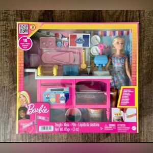 Malibu Barbie ~ “It Takes Two Pastry Café Play Set” 18 Pastry Making Accessories